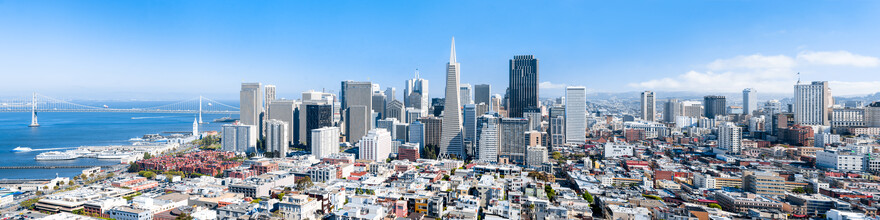 Jan Becke, skyline van San Francisco