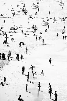 Mensen op het strand - Fineart fotografie door Kathrin Pienaar