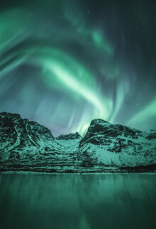 Sebastian Worm, het Aurora-meer - Noorwegen, Europa)