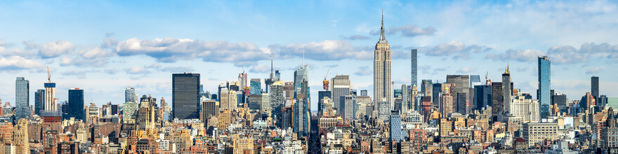 Jan Becke, New York City Skyline in de winter (Verenigde Staten, Noord-Amerika)
