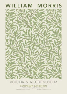 William Morris - Groen bloemdessin - Fineart fotografie door Art Classics