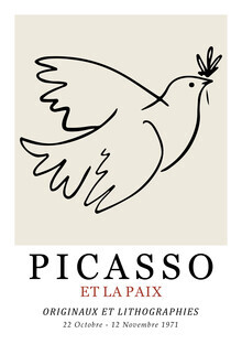 Kunstklassiekers, Picasso Friedenstaube - Et La Paix - Deutschland, Europa)