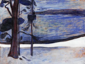 Kunstklassiekers, Edvard Munch: Winter in Nordstrand