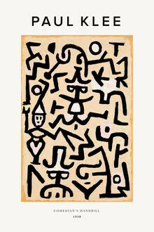 Paul Klee Comedians Handbill - Fineart fotografie door Art Classics