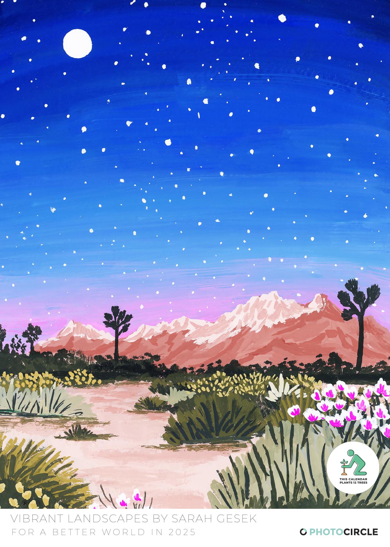 Vibrant Landscapes Design Calendar 2025 | Photocircle