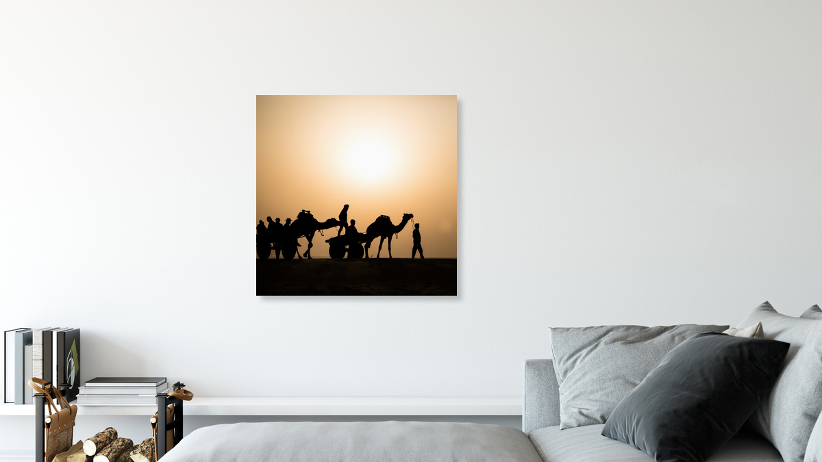 A.Monamour Duschvorhang Afrikanische Silhouette - 150x180cm, Wasserdicht, Mit 12 Haken