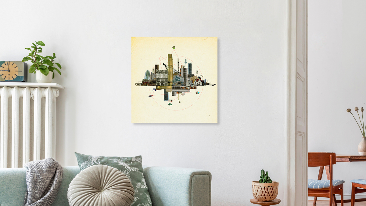 Marko Köppe wall art - 'Collage City Mix 8' | Photocircle.net