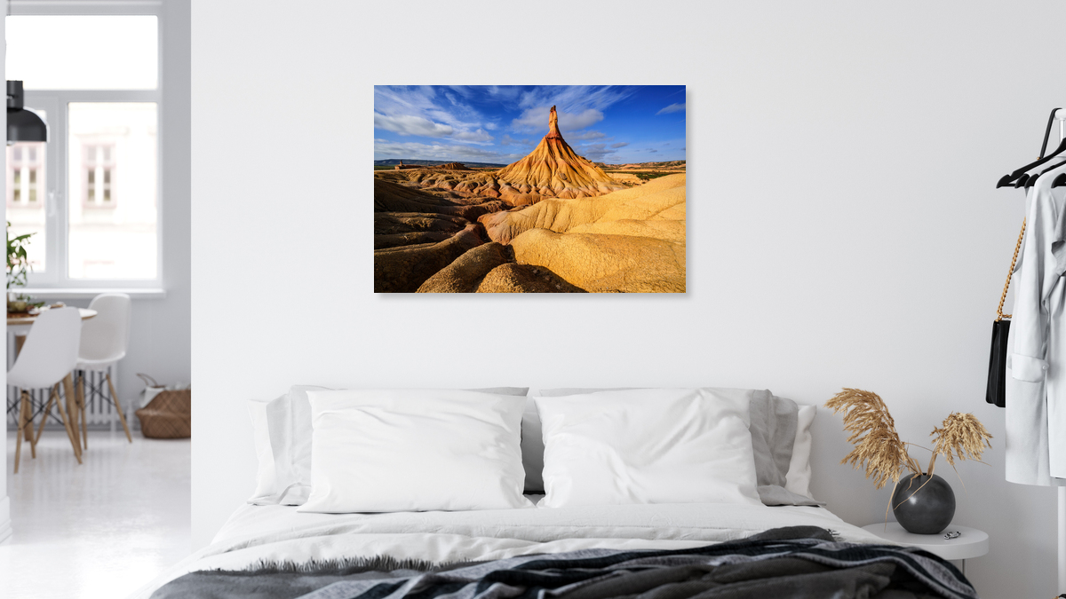 Desert Landscape Bardenas Reales Spain' – Discover the wall art by