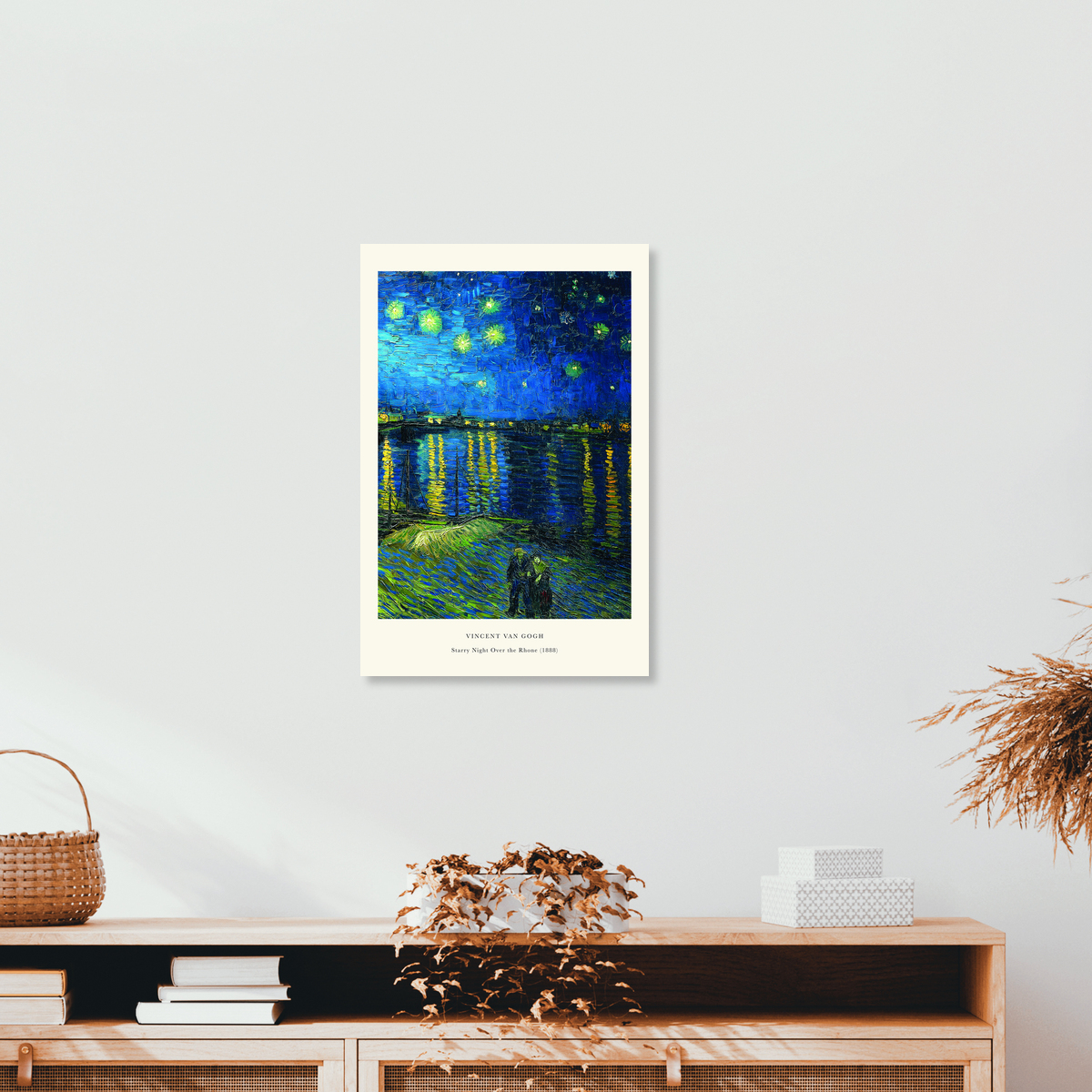 Wee Blue Coo Weihnachtskarte „Sternennacht“ Von Van Gogh | 12,5 X 17,5 Cm | 280 G/m² Karton | Mit Umschlag