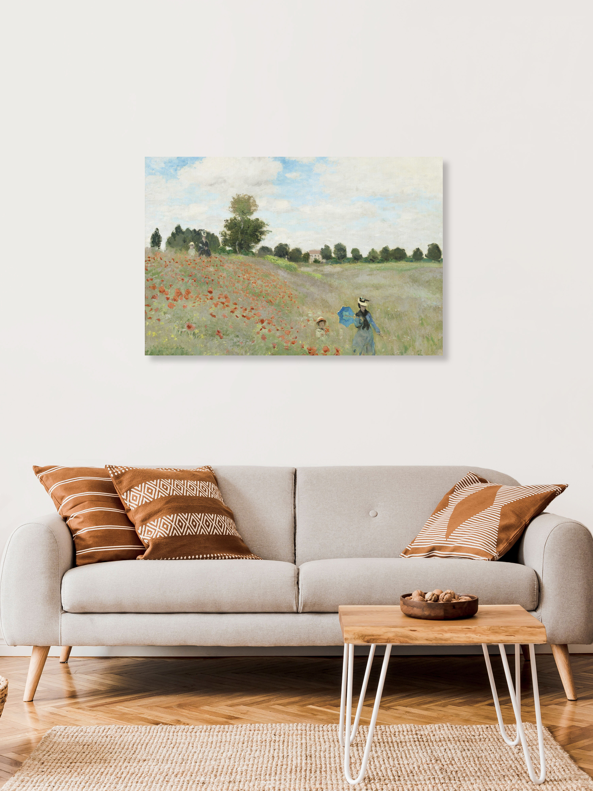 Art Classics wall art - 'Claude Monet: The Poppy Field near Argenteuil ...