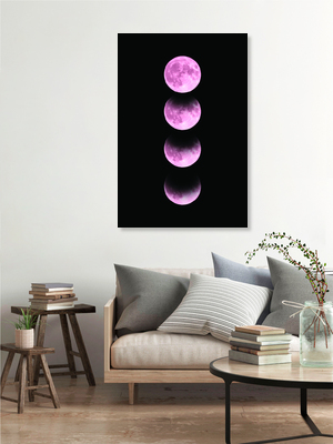 Mockup Pink Moon - Fineart photography by Emanuela Carratoni