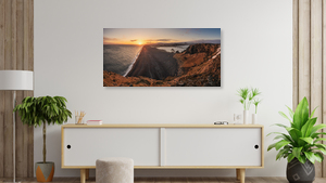 Mockup Dyrholaey Peninsula Sunset Panorama Iceland - Fineart photography by Jean Claude Castor