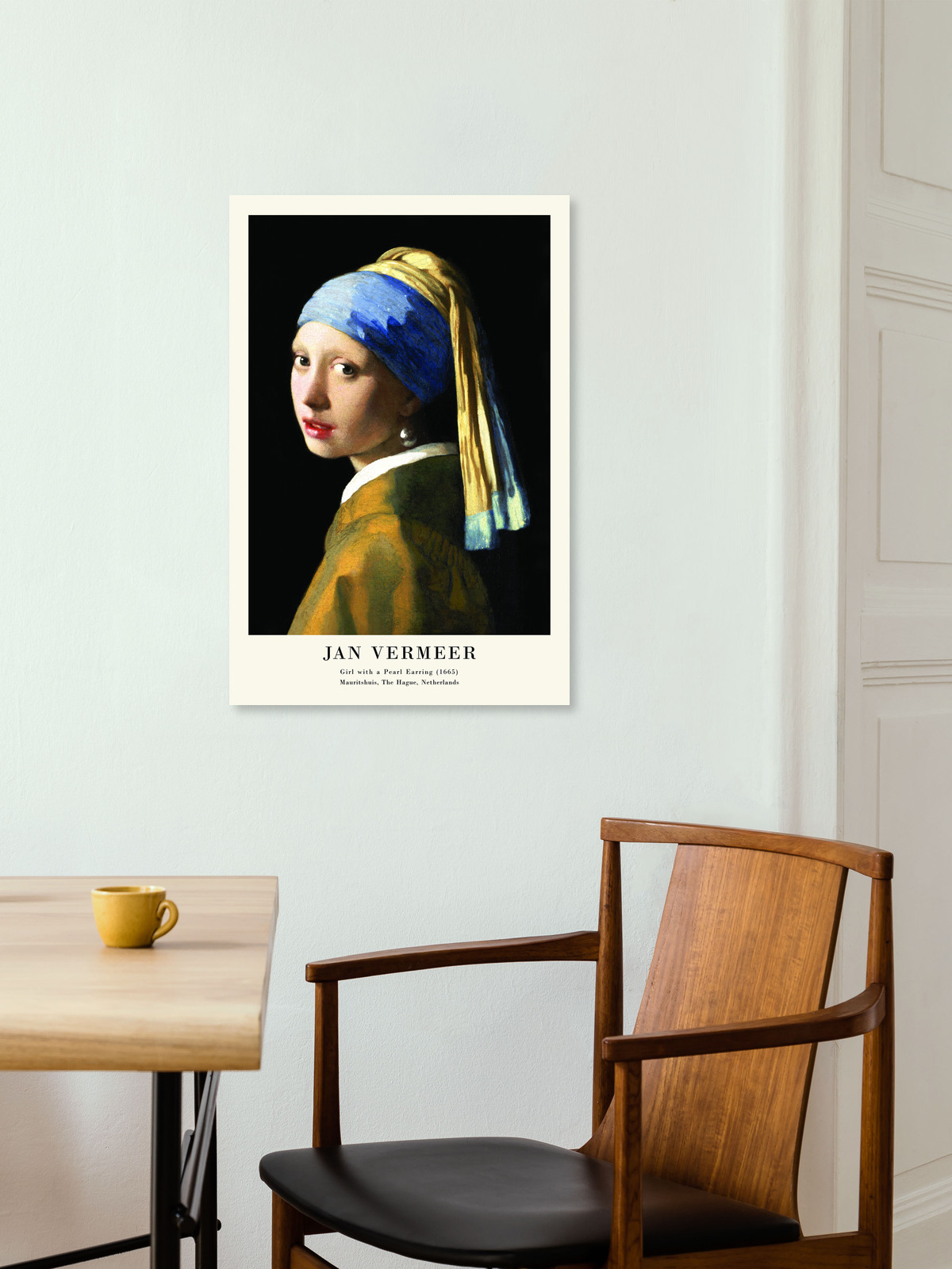 Johannes Vermeer Girl with a Pearl Earing Wall Art Poster Print 