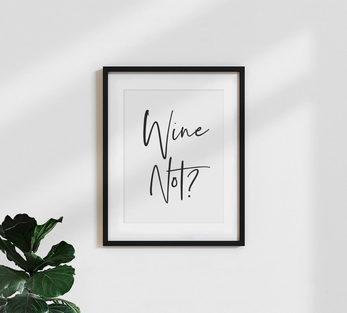 wall Vivid \'Wine art Not?\' - Atelier