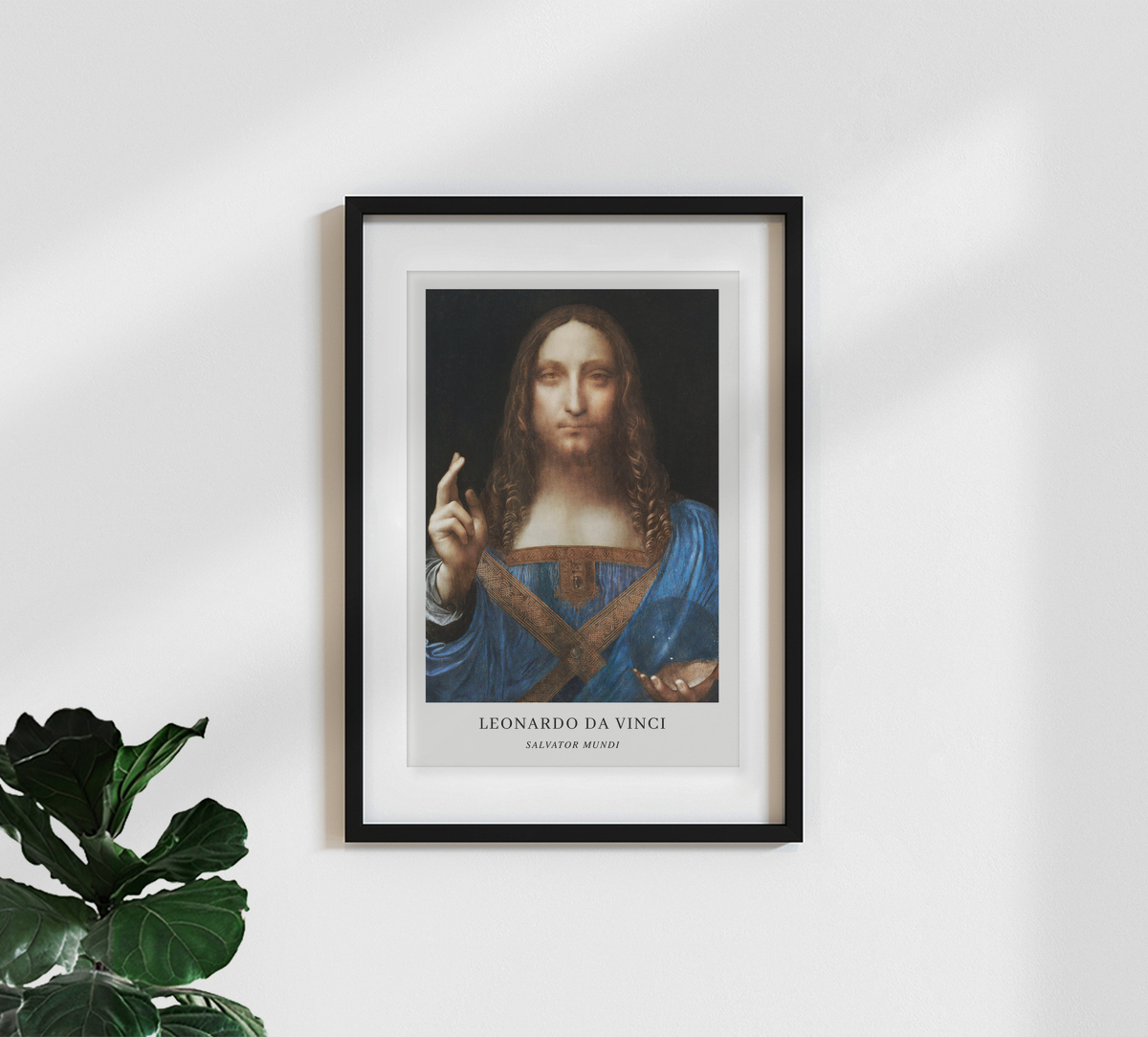 Art Classics wall art 'Leonardo Da Vinci Salvator Mundi