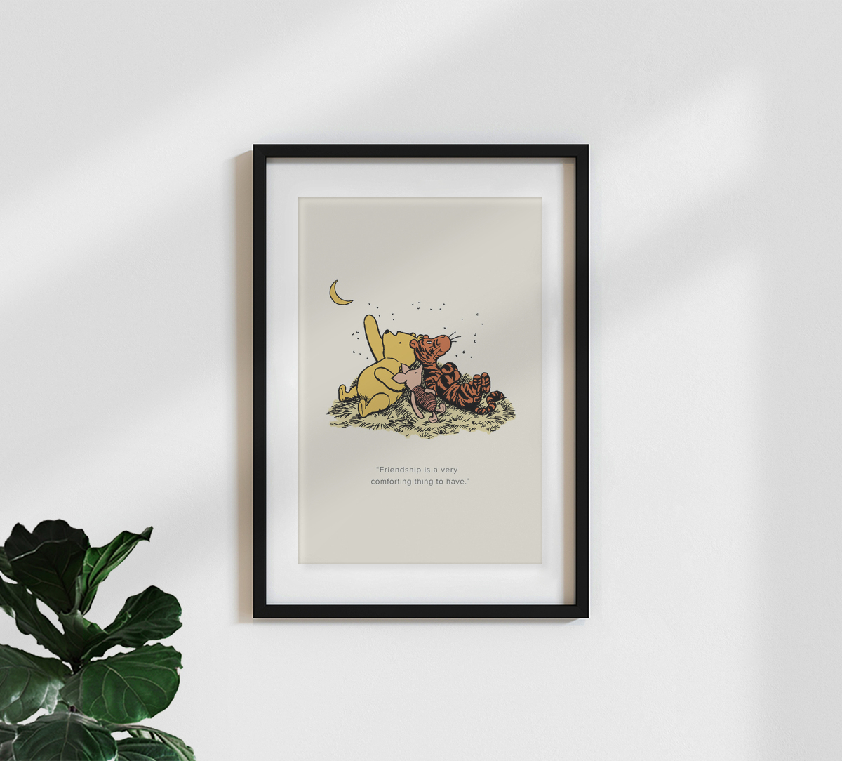 Vintage Collection wall art - 'Winnie the Pooh - Friendship