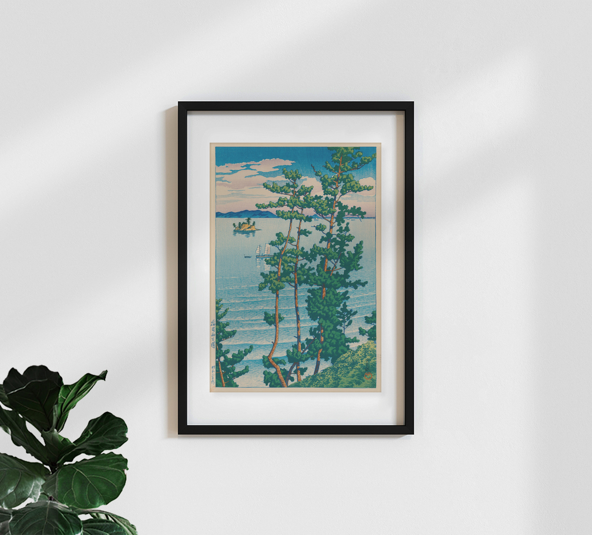Japanese Vintage Art wall art - 'Summer Landscape by Hasui