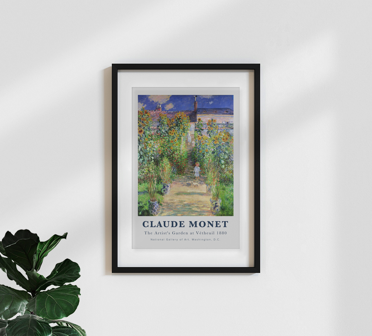 Art Classics wall art - 'Claude Monet - The Artist's Garden at