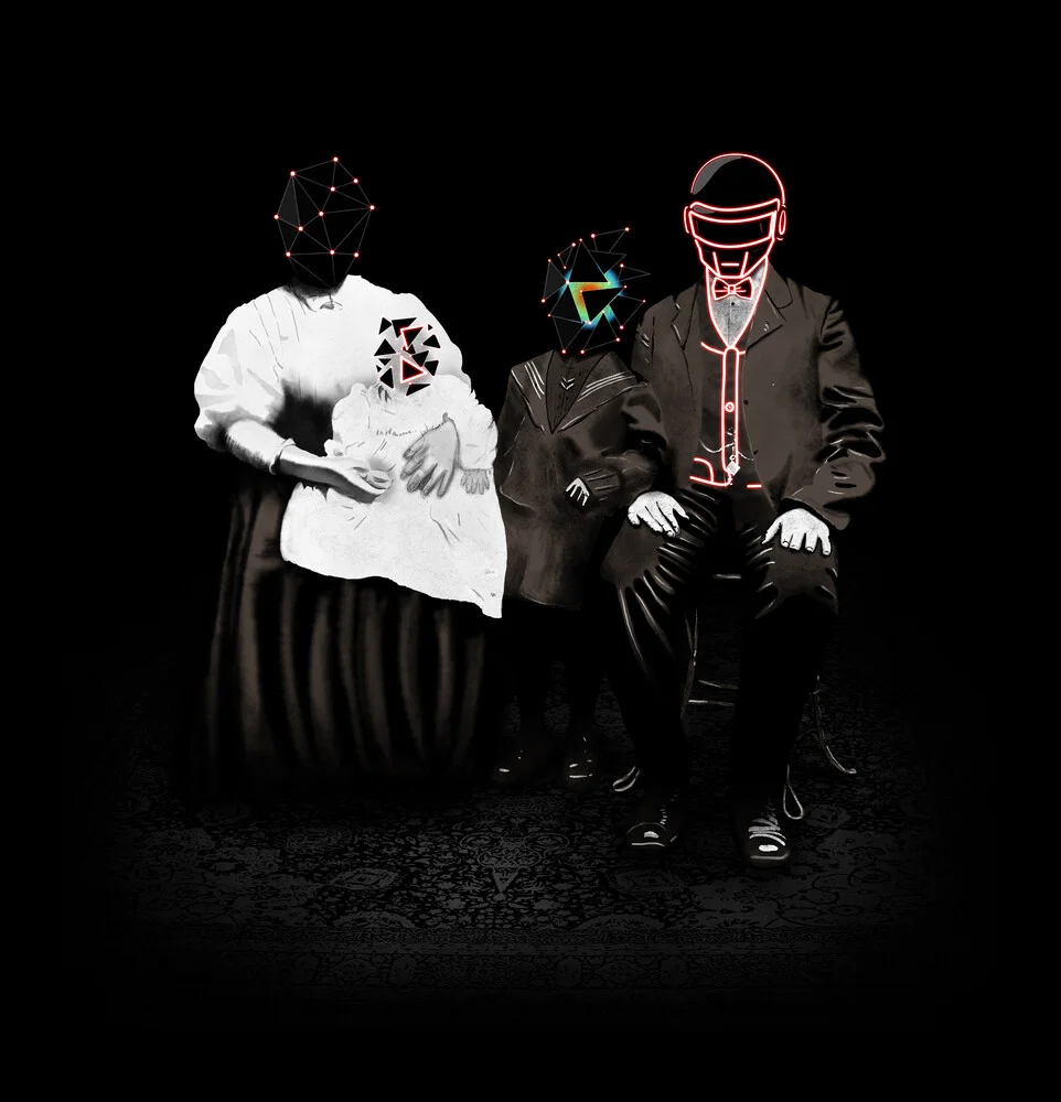 Daft Familie - fotokunst von Florent Bodart