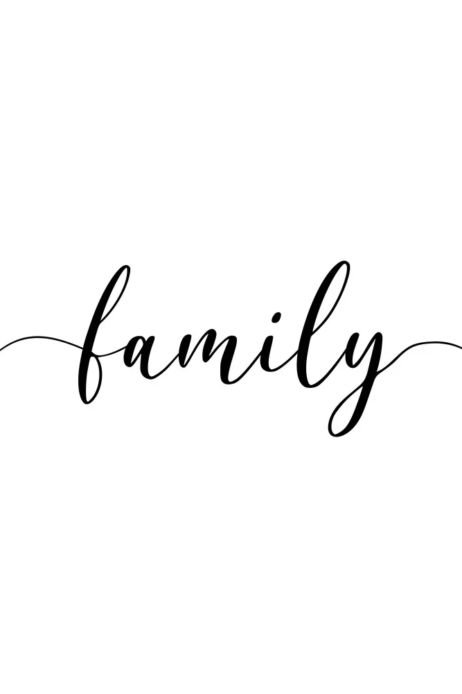 Family - fotokunst von Typo Art