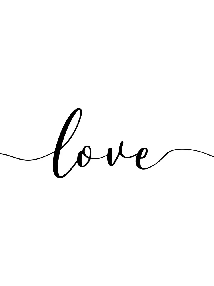 Love - fotokunst von Typo Art