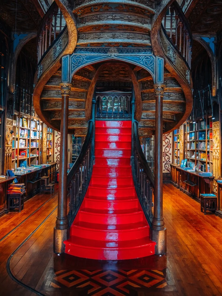 Livraria Lello bookstore - Fineart photography by André Alexander