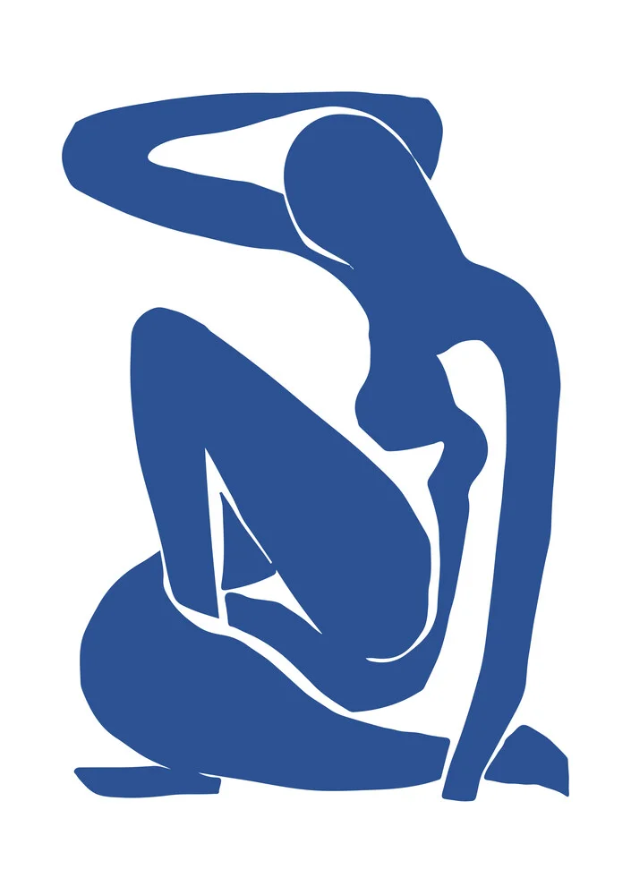 Matisse – Woman in Blue 2 - fotokunst von Art Classics