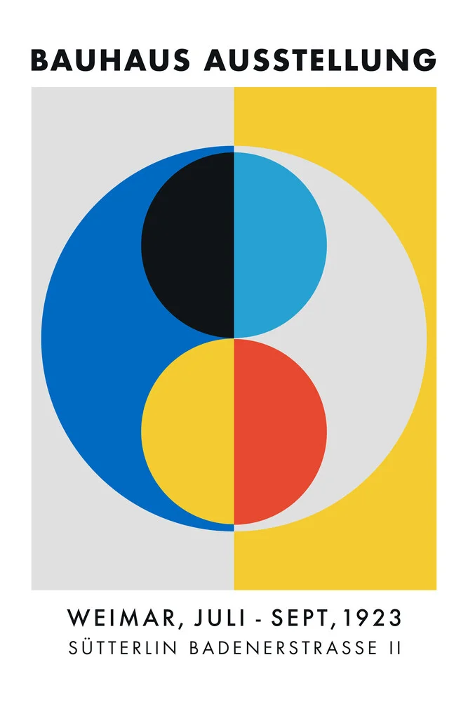 Bauhaus Ausstellungsposter (1923) - fotokunst von Bauhaus Collection