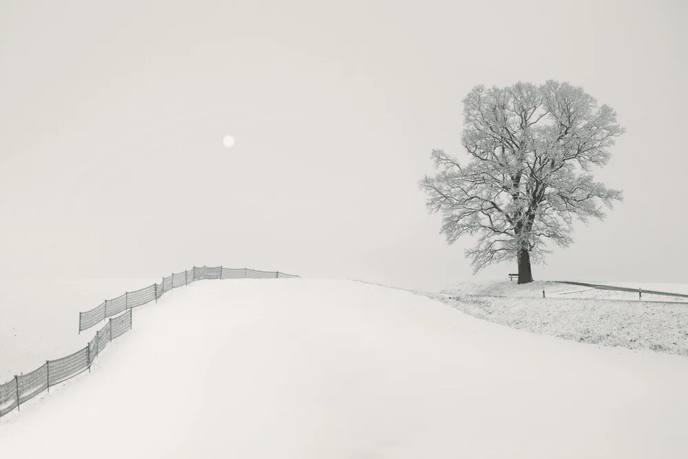 Weißes Hügelland - fotokunst von Lena Weisbek