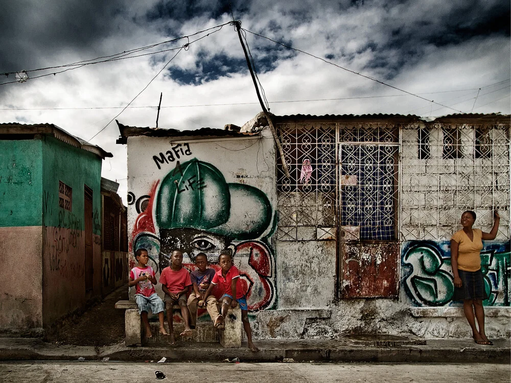 Sité Soley, Port-au-Prince - fotokunst von Frank Domahs