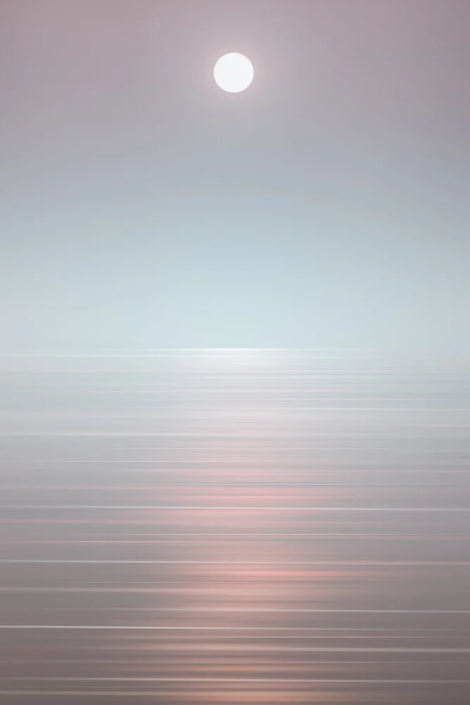 Moon Beam Horizon - fotokunst von AJ Schokora