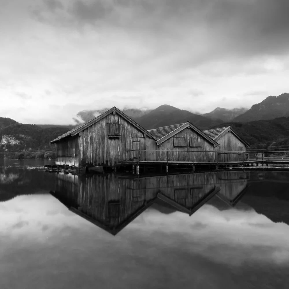 Three huts - Fineart photography by Christian Janik