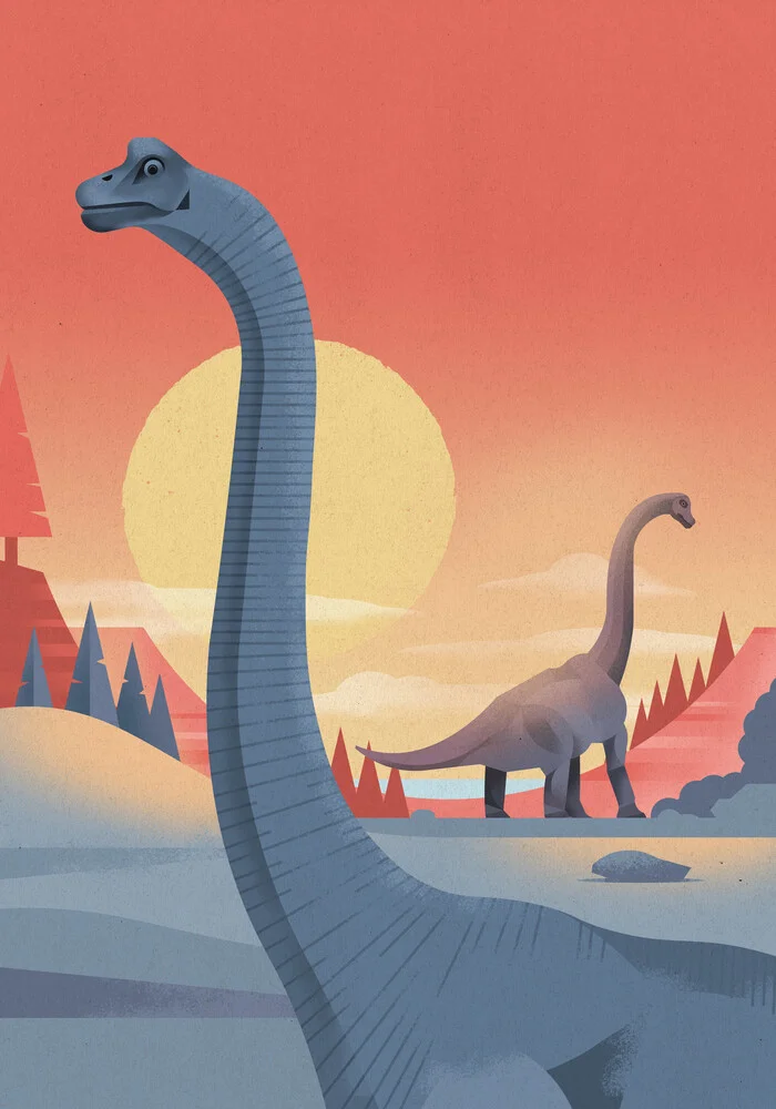 Brachiosaurus - fotokunst von Dieter Braun