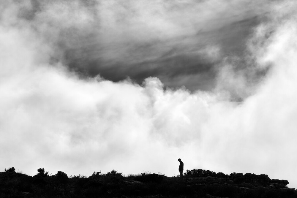 Alone on Table Mountain - Fineart photography by Victoria Knobloch