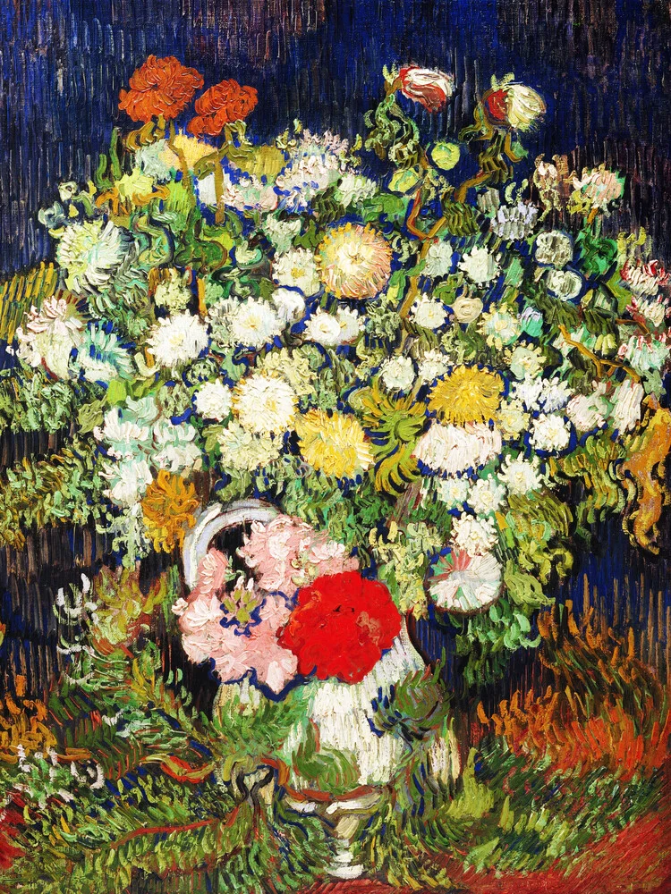 Vincent Van Gogh: Blumenstrauß in einer Vase - fotokunst von Art Classics