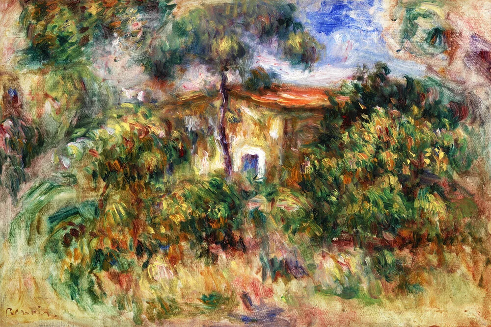Pierre-Auguste Renoir: Farmhouse (La Ferme) - Fineart photography by Art Classics