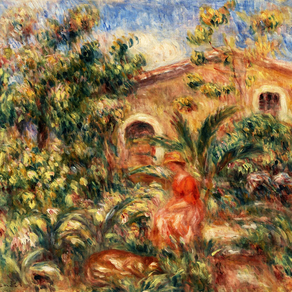 Pierre-Auguste Renoir: Farmhouse - Fineart photography by Art Classics