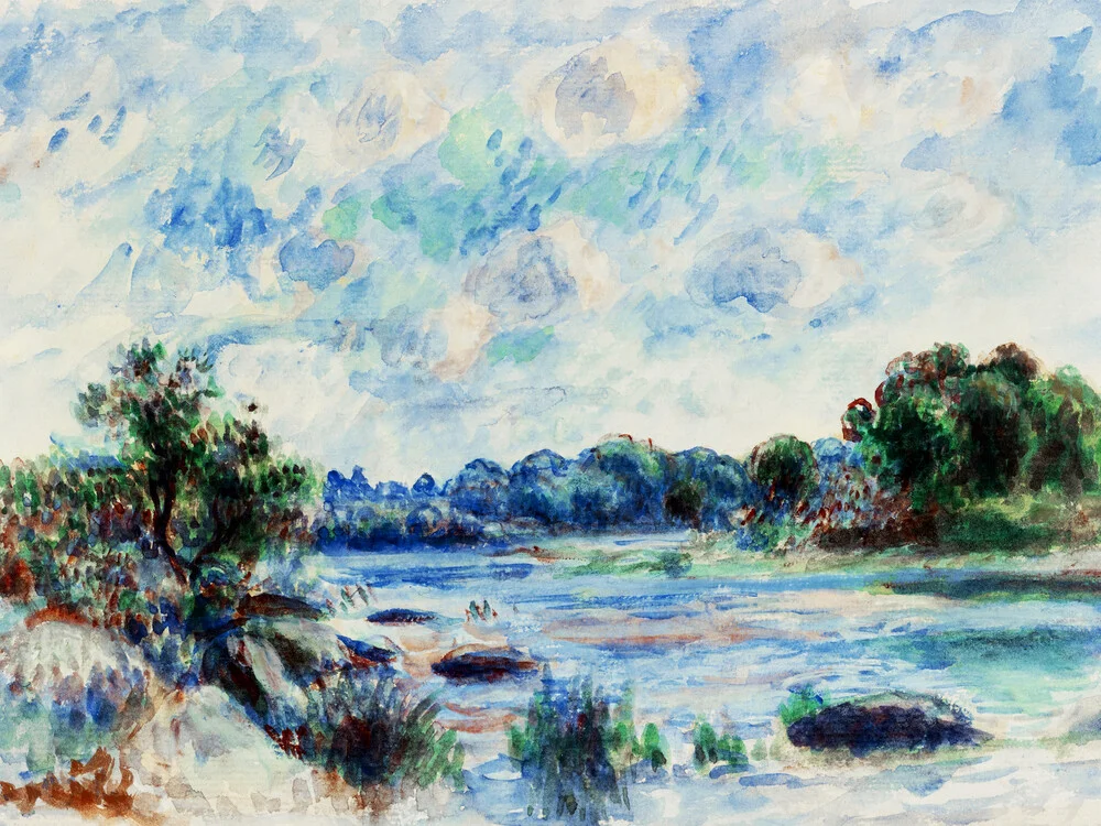 Pierre-Auguste Renoir: Landscape at Pont–Aven - Fineart photography by Art Classics