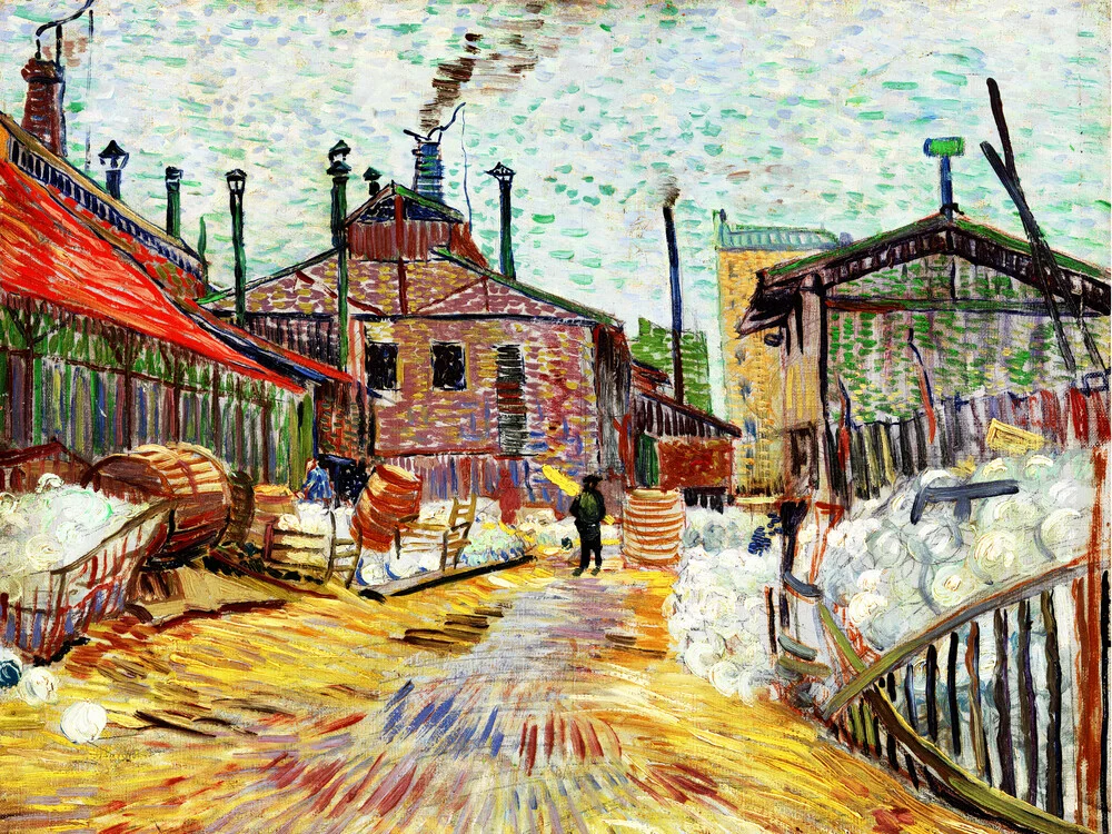 Vincent Van Gogh: The Factory - Fineart photography by Art Classics