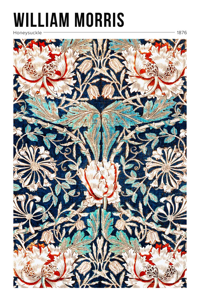 William Morris: Geißblatt - Ausstellungsposter - fotokunst von Art Classics