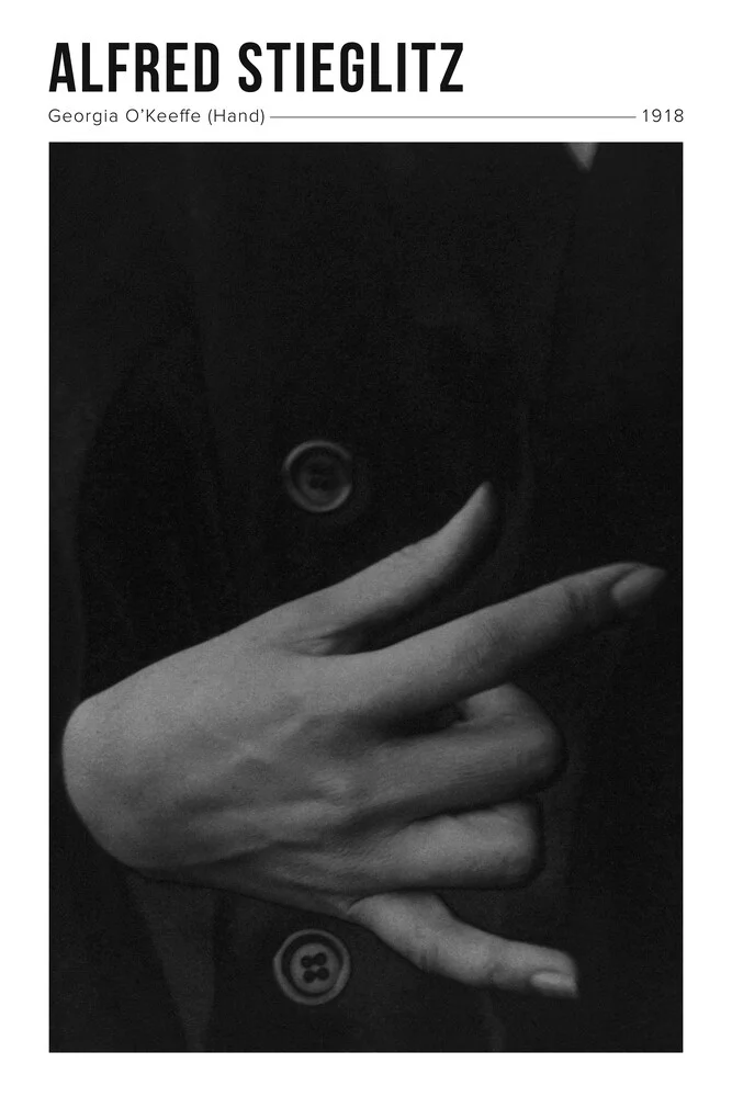 Alfred Stieglitz: Georgia O’Keeffe 2 - Ausstellung.poster - fotokunst von Art Classics
