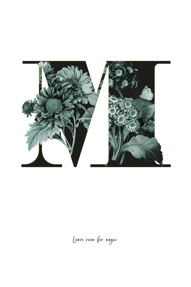 Flower Alphabet M - Fineart photography by Froilein  Juno