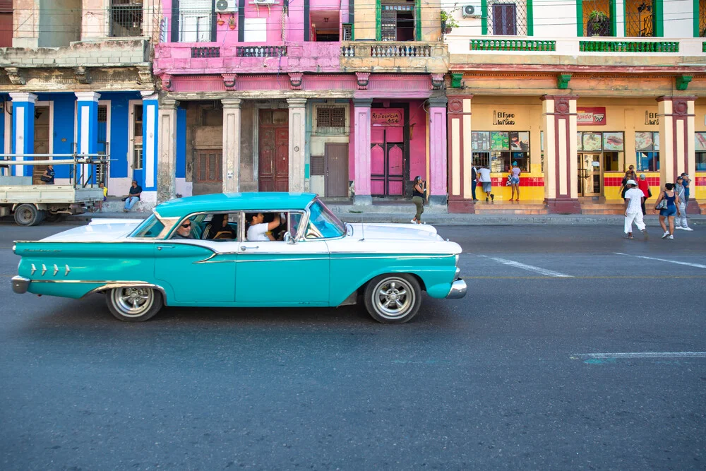 Turquoise Cadillac - Fineart photography by Miro May