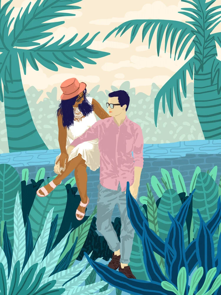 Tropical Romance - fotokunst von Uma Gokhale