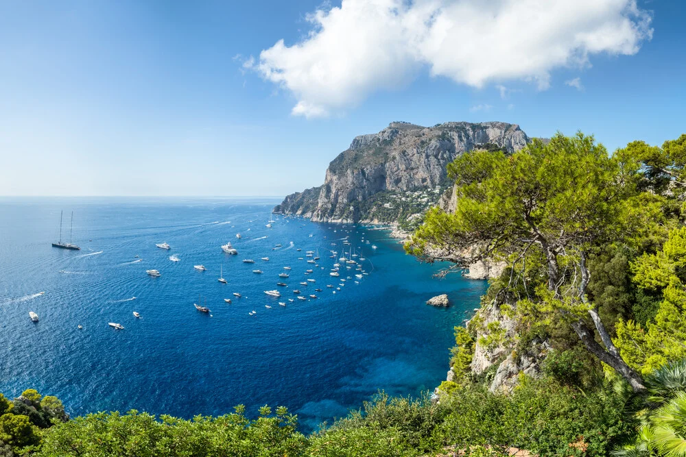 Bucht von Capri - fotokunst von Jan Becke