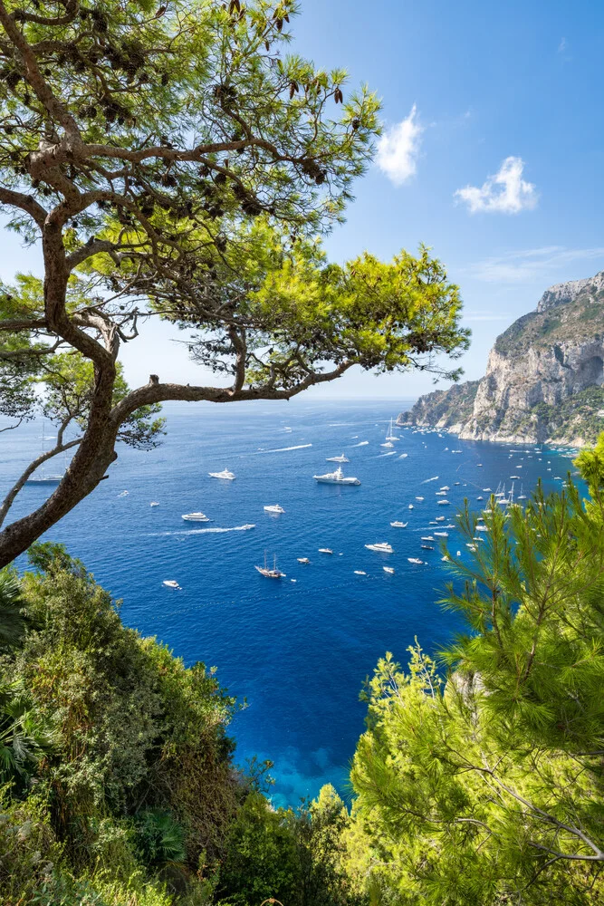 Capri im Sommer - fotokunst von Jan Becke