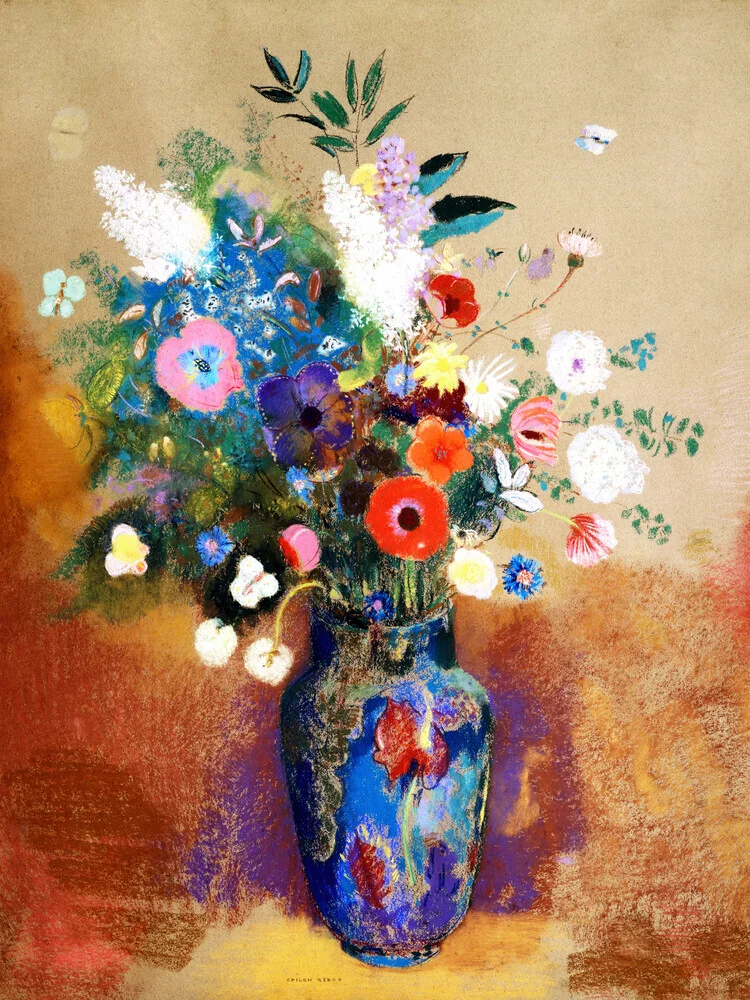 Odilon Redon - Bouquet of Flowers - Fineart photography by Art Classics
