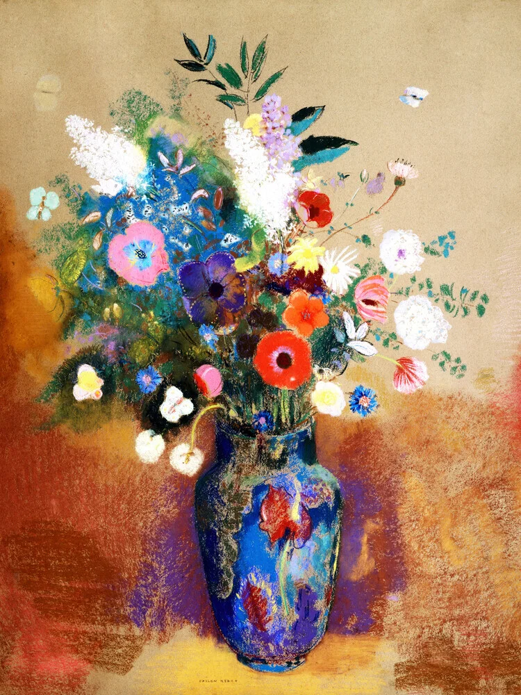 Odilon Redon - Blumenbouquet - fotokunst von Art Classics