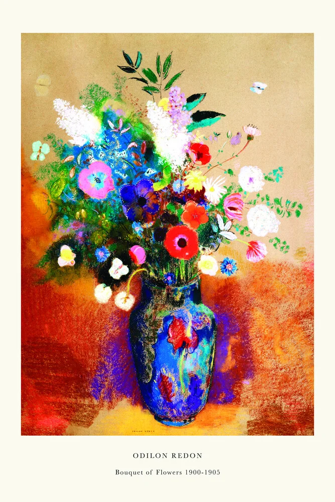 Odilon Redon - Bouquet of Flowers - Fineart photography by Art Classics