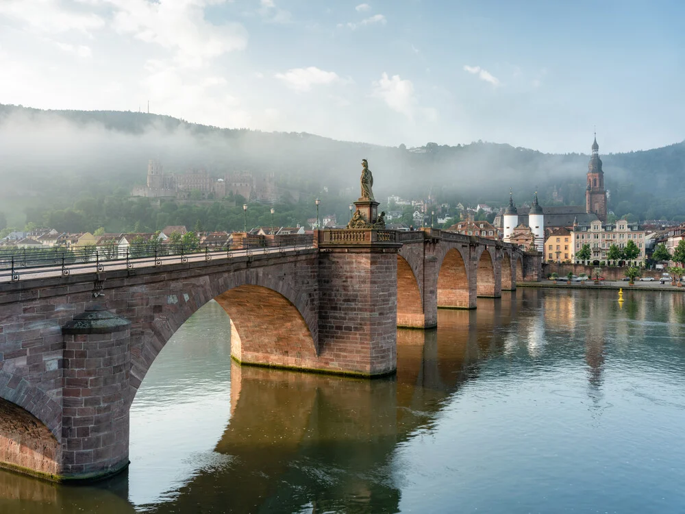 Alte Brücke in Heidelberg - fotokunst von Jan Becke